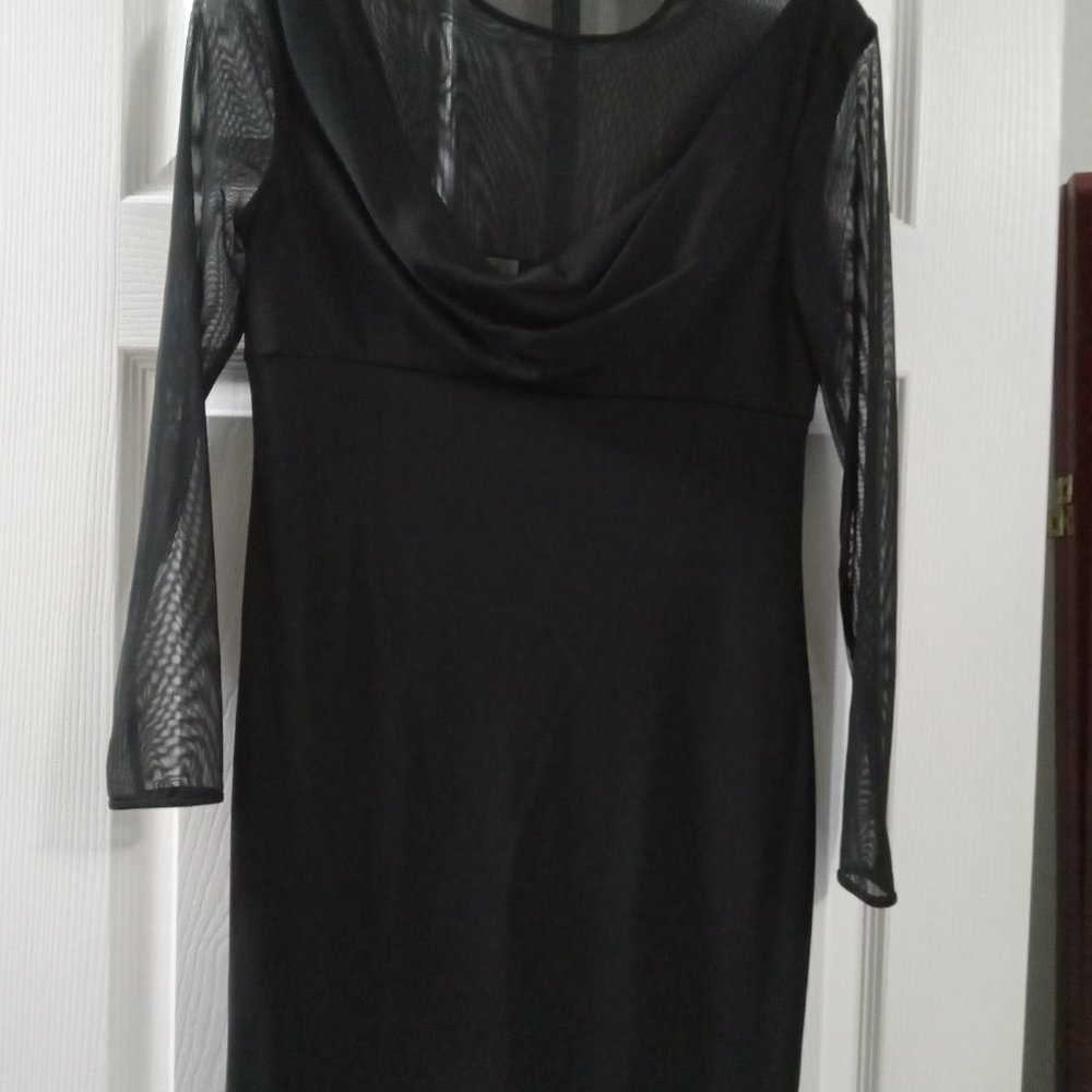 Black cocktail dress